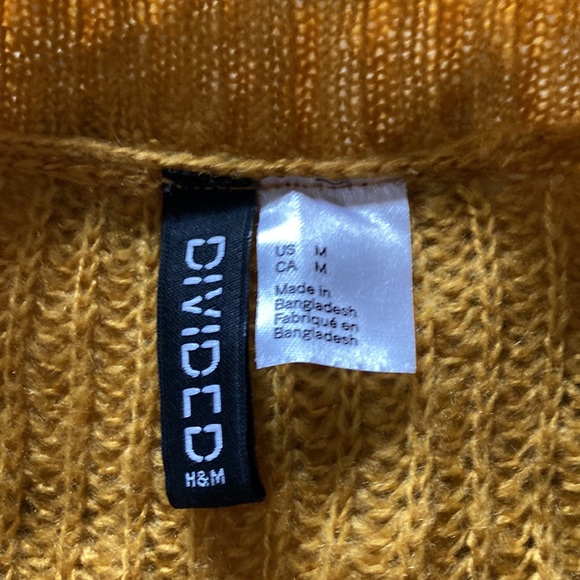 Mustard yellow Long Sweater Cardigan - Picture 3 of 4